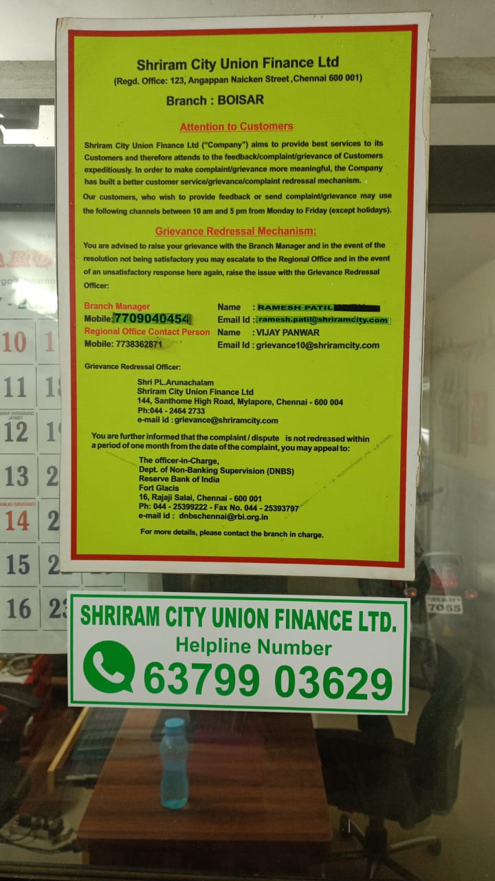 Shriram Finance Limited in Mahavir Nagar, Boisar