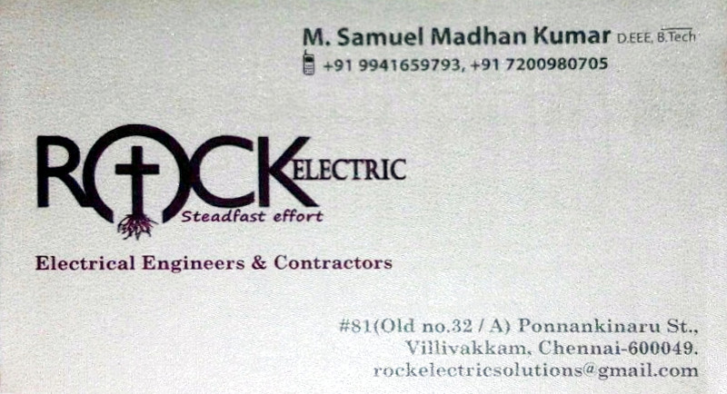 Madhankumar M Villivakkam Chennai