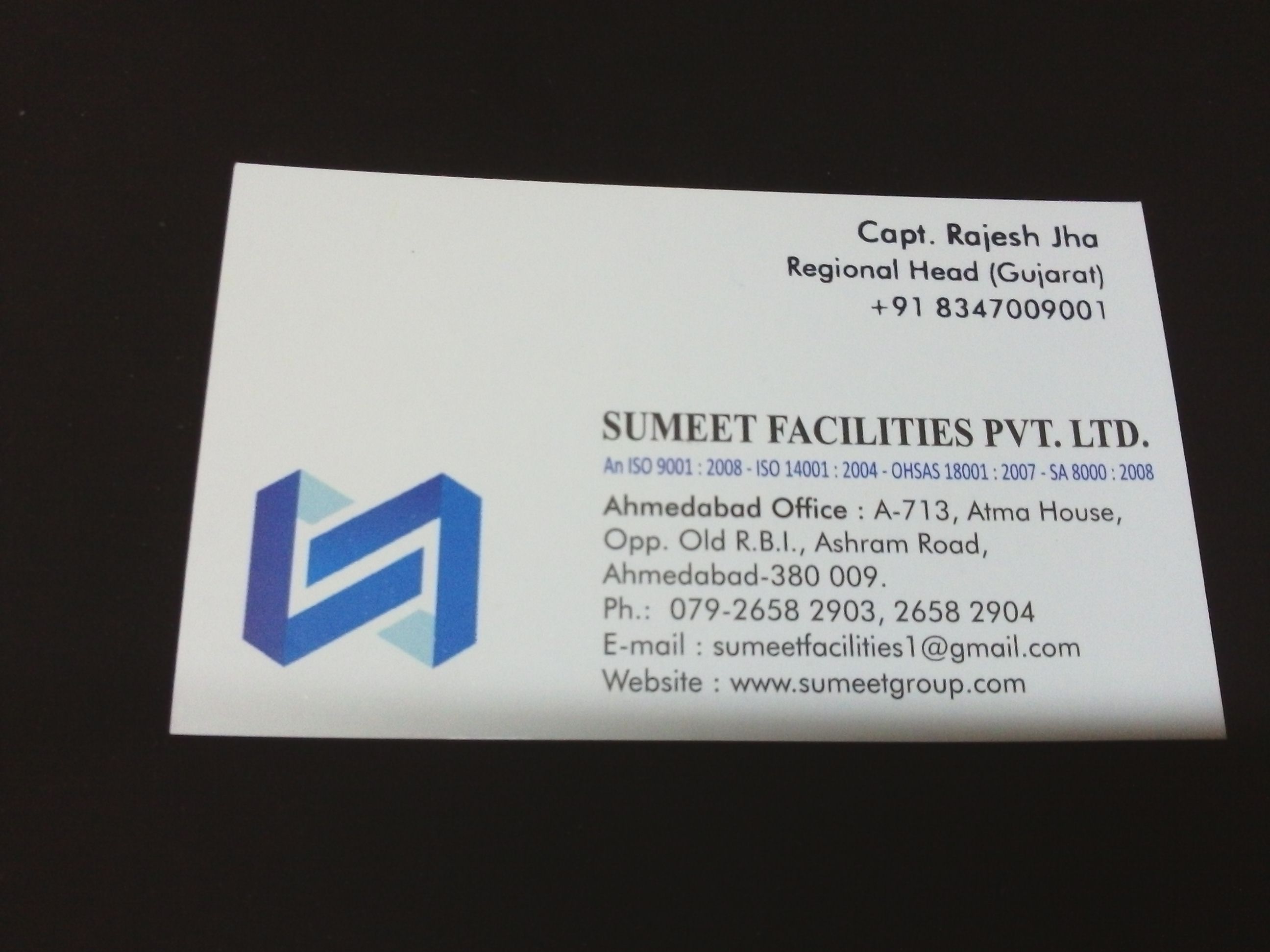 Capt Rajesh Jha Ahmedabad Capt Rajesh Jha Ahmedabad