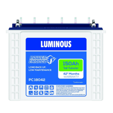 Luminous PC 18042 150 AH Tubular Battery