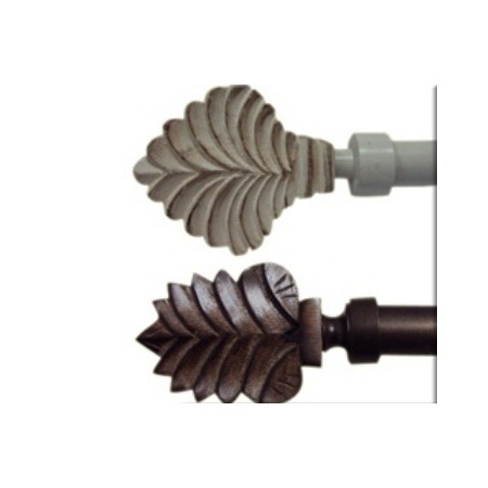 Crafton India Wood Finial 7 Classic Curtain Rods Price