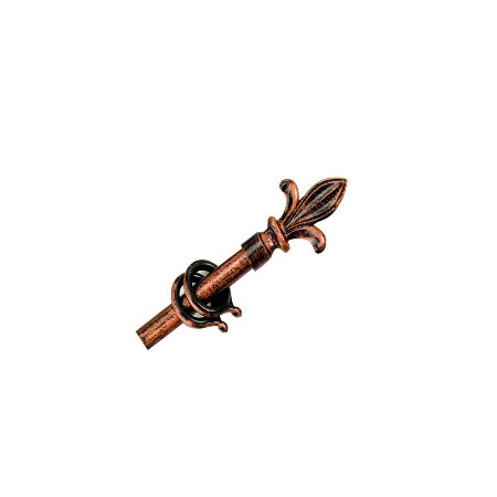 Johnson Antique Black Copper Flower Classic Curtain Rods Price